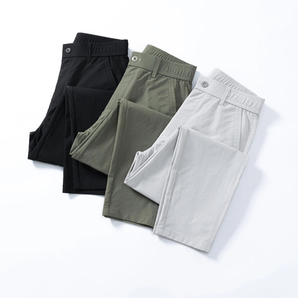 Men's Stretch Cotton Cropped Trousers image 1