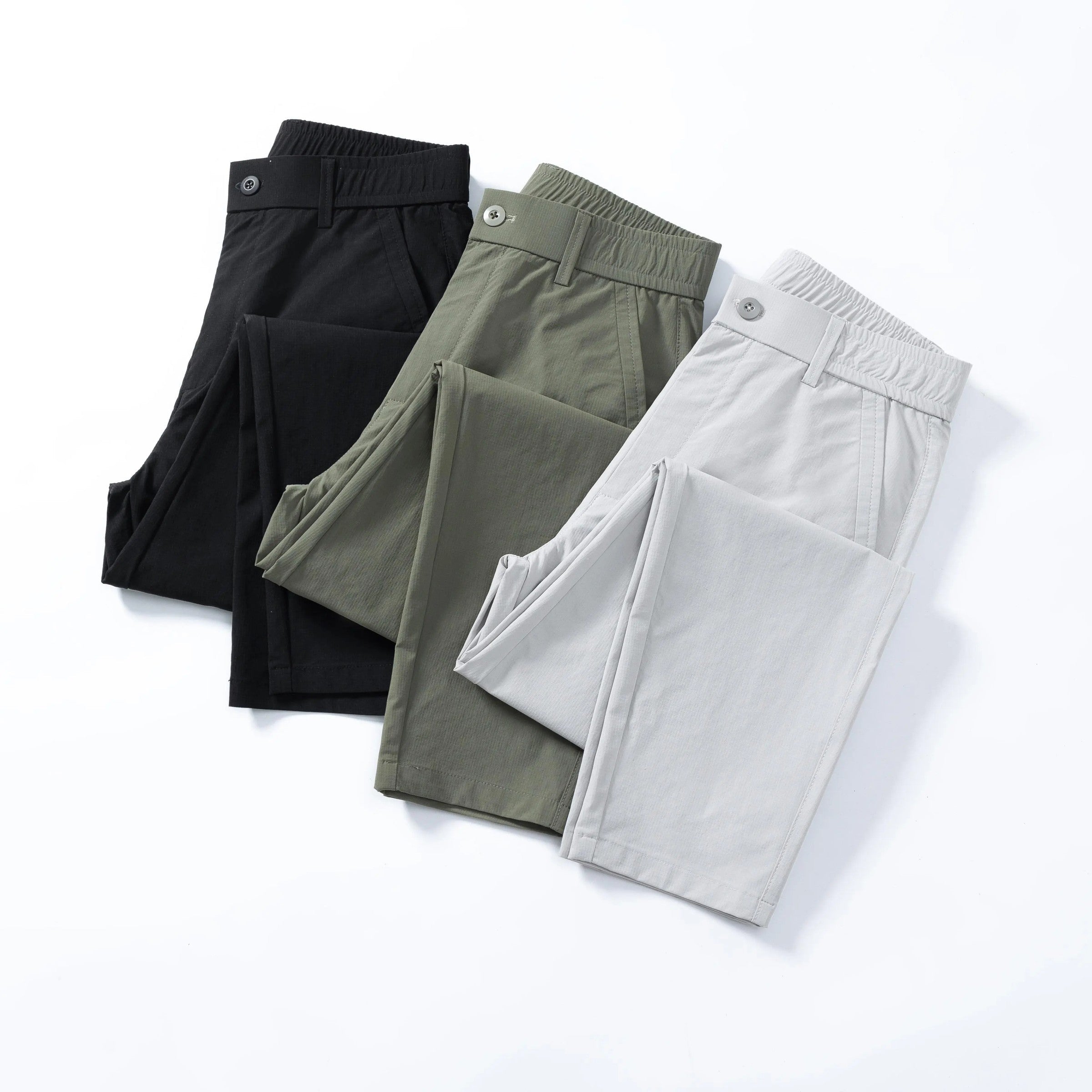 Men's Stretch Cotton Cropped Trousers image 1