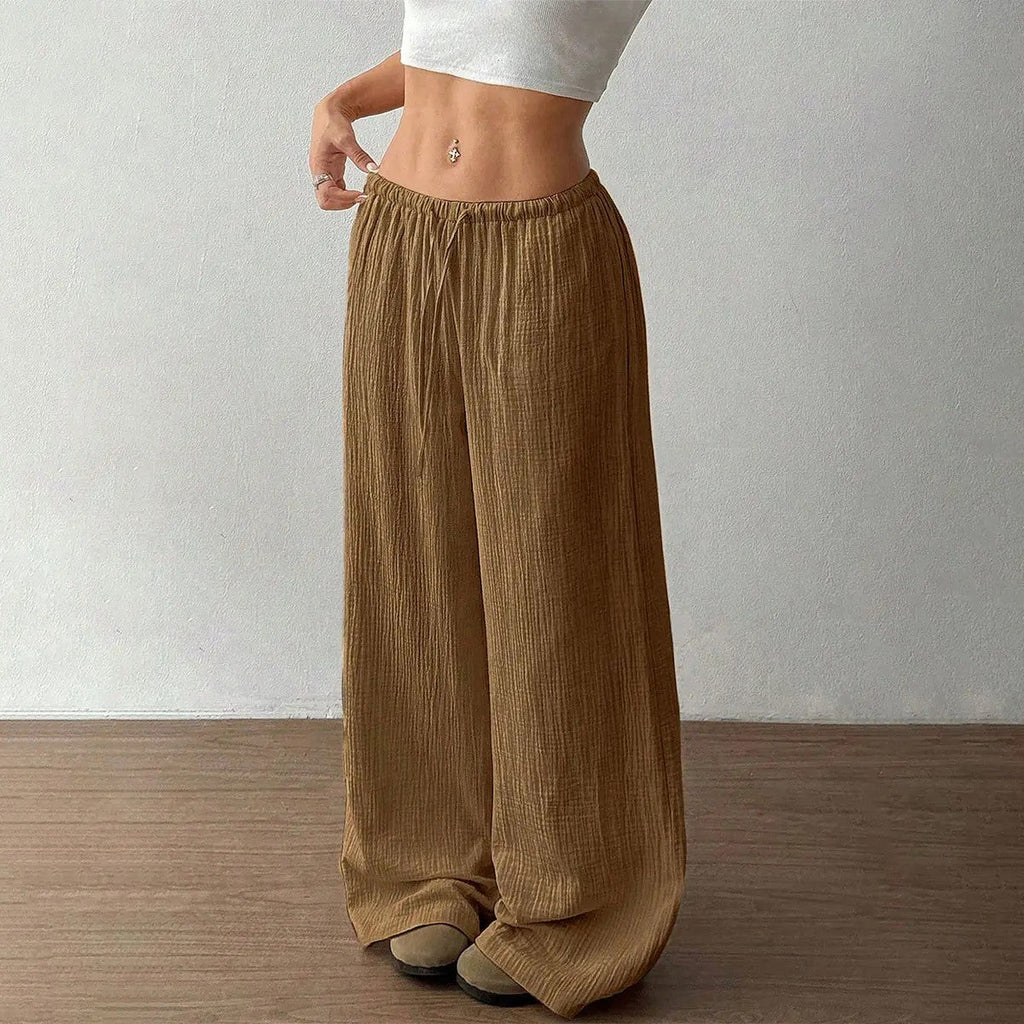 Women's Stretch Cotton Woven Trousers image 2