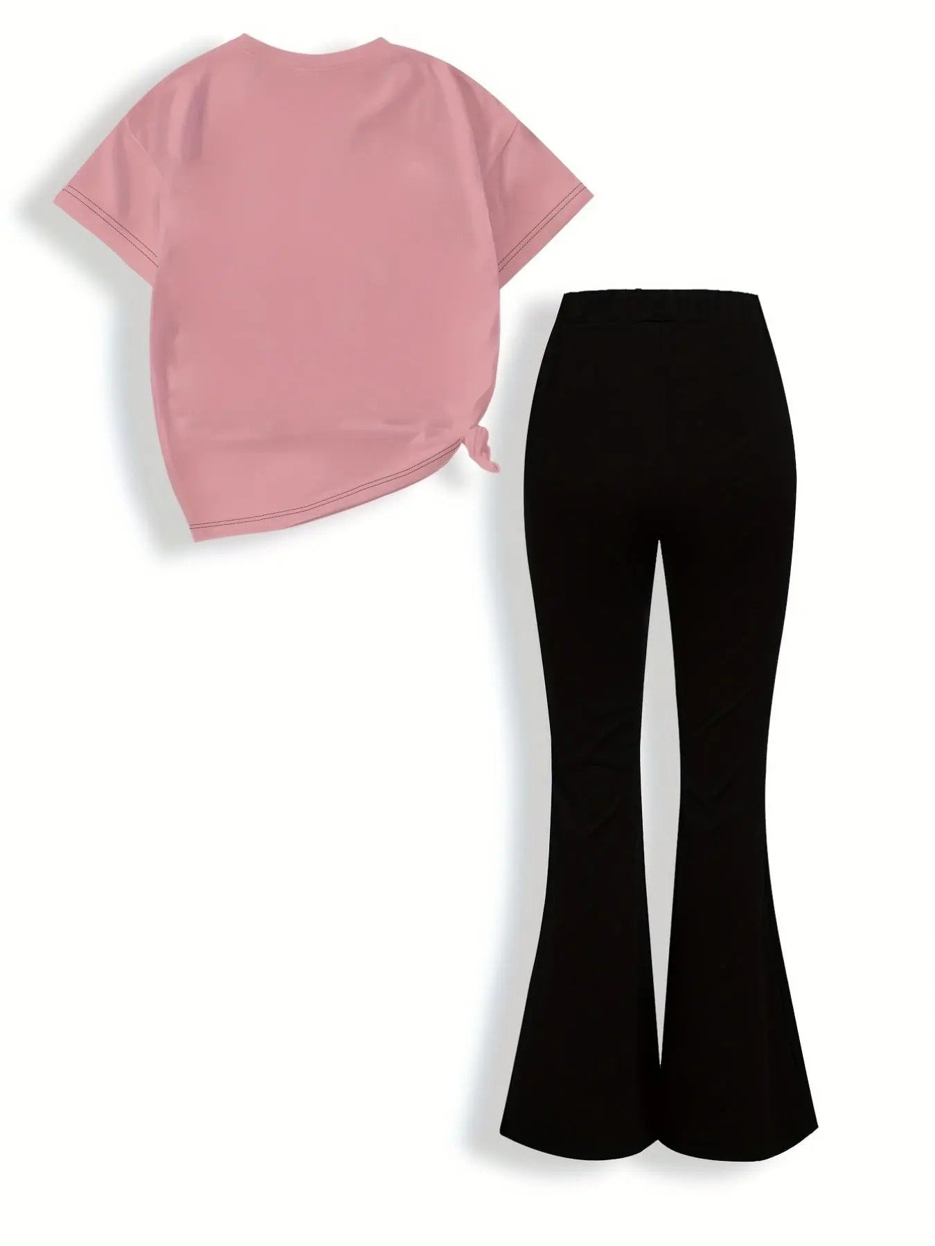 Girls' Polyester Top and Trousers Set image 4