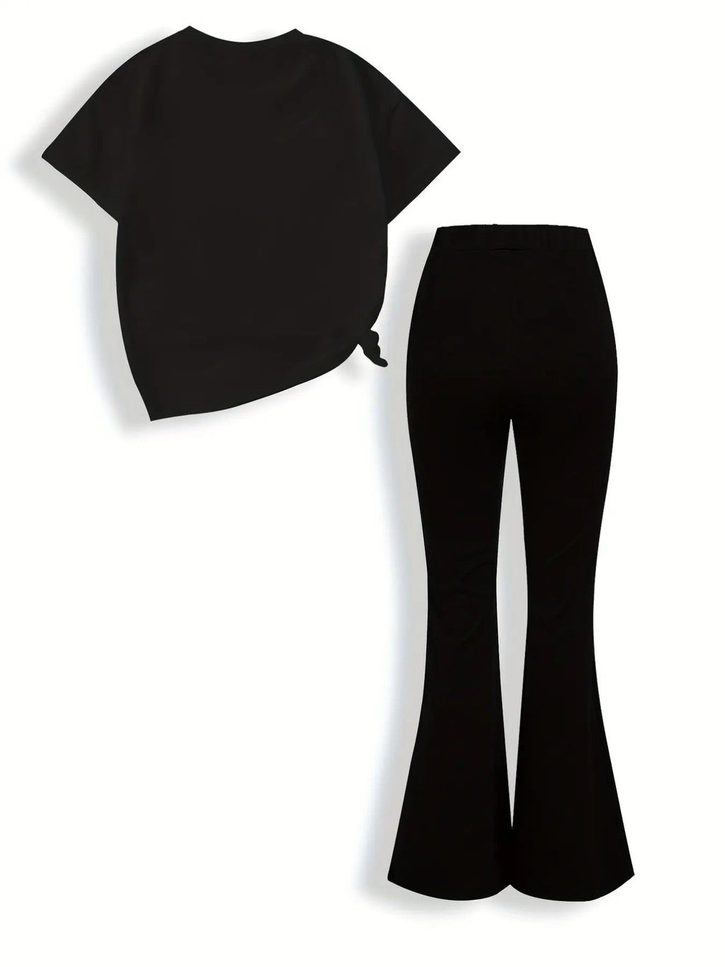 Girls' Polyester Top and Trousers Set image 8