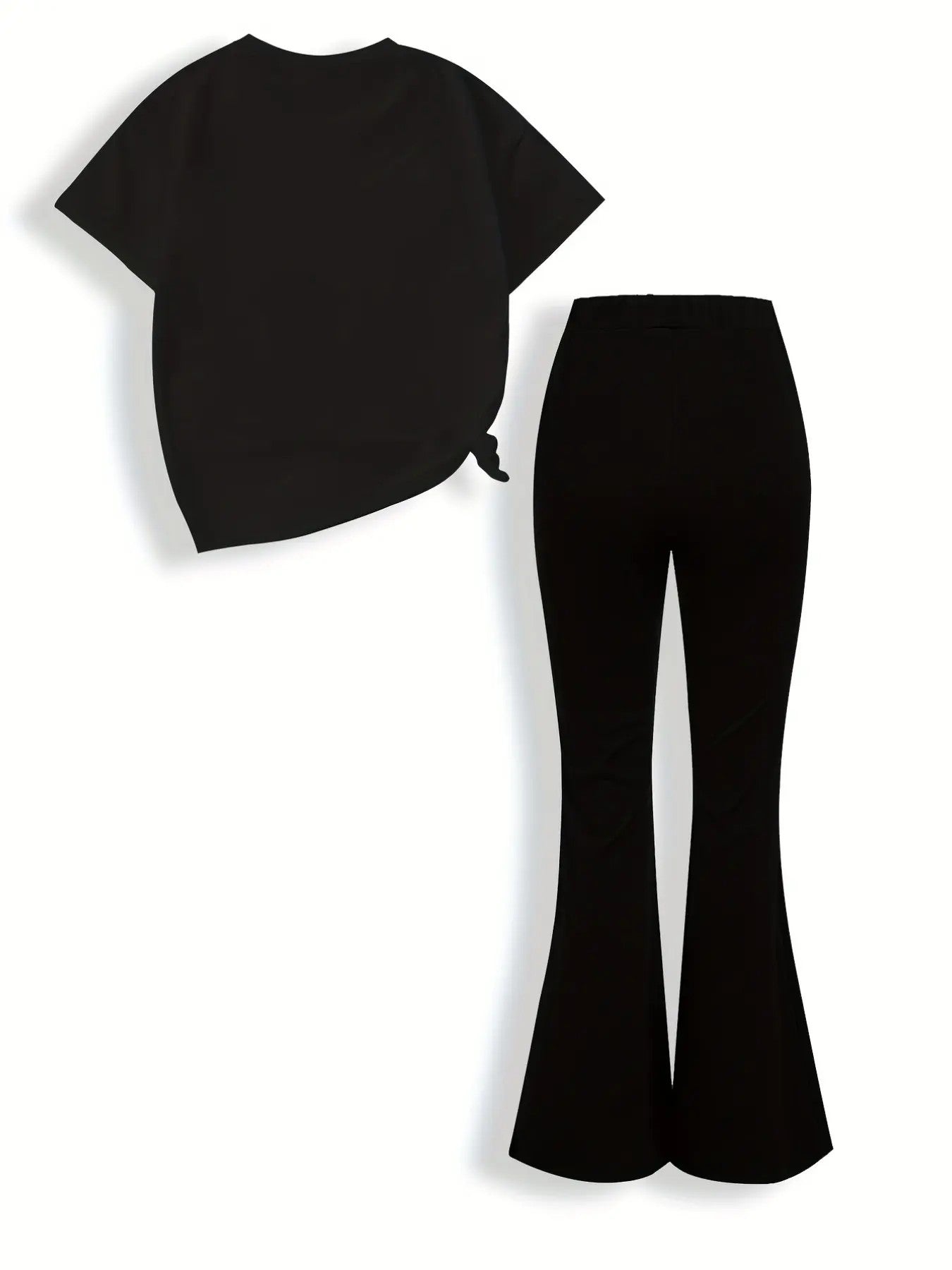 Girls' Polyester Top and Trousers Set image 8