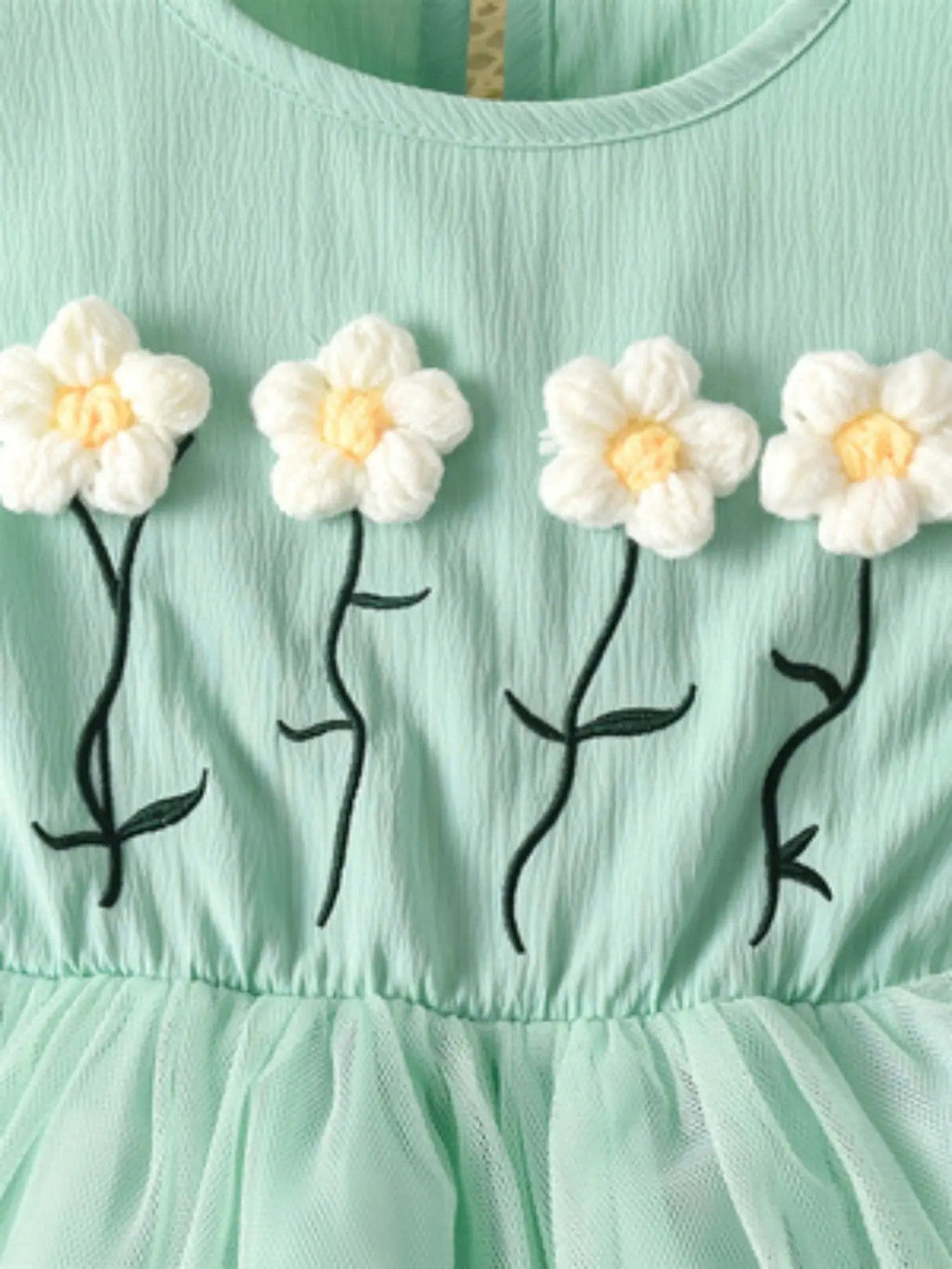 Girls' Cotton-Blend Woven Dress with Mini Bag image 5