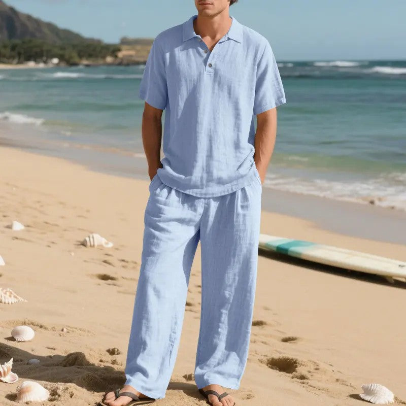 Men's and Boys' Woven Casual Set image 2