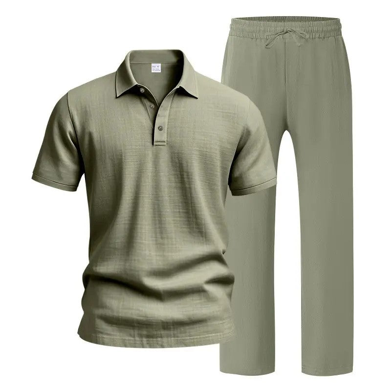 Men's and Boys' Woven Casual Set image 5