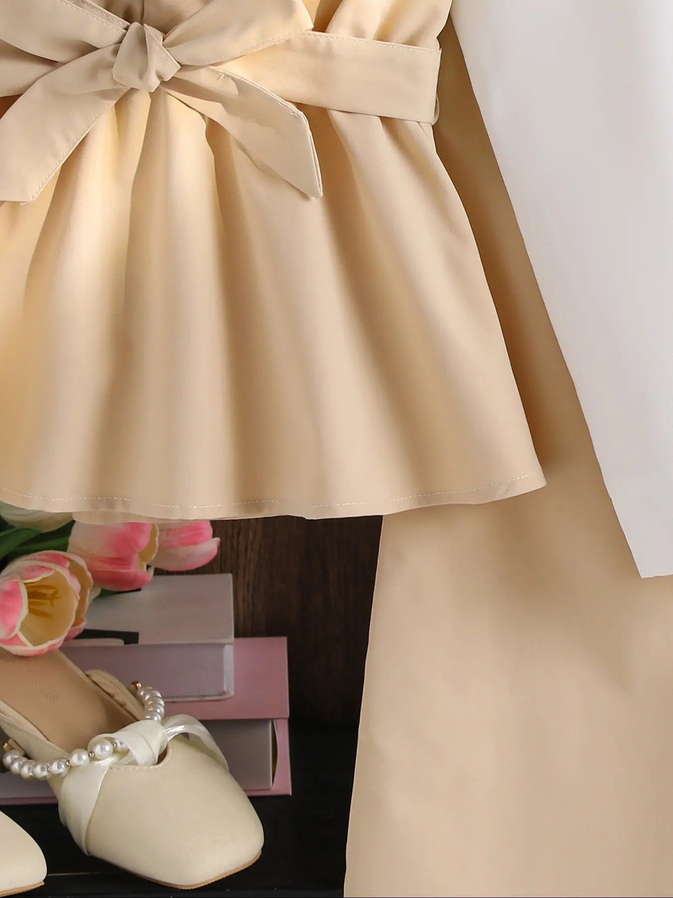 Girls' Polyester Woven Outfit Set image 5
