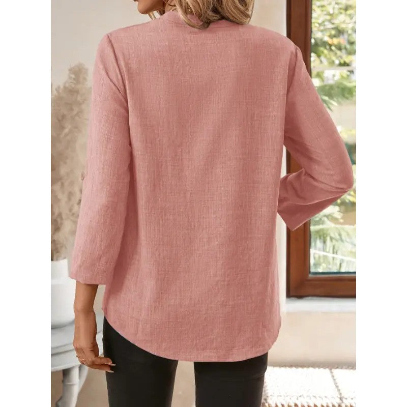 Women's Polyester Woven Pullover Top image 7