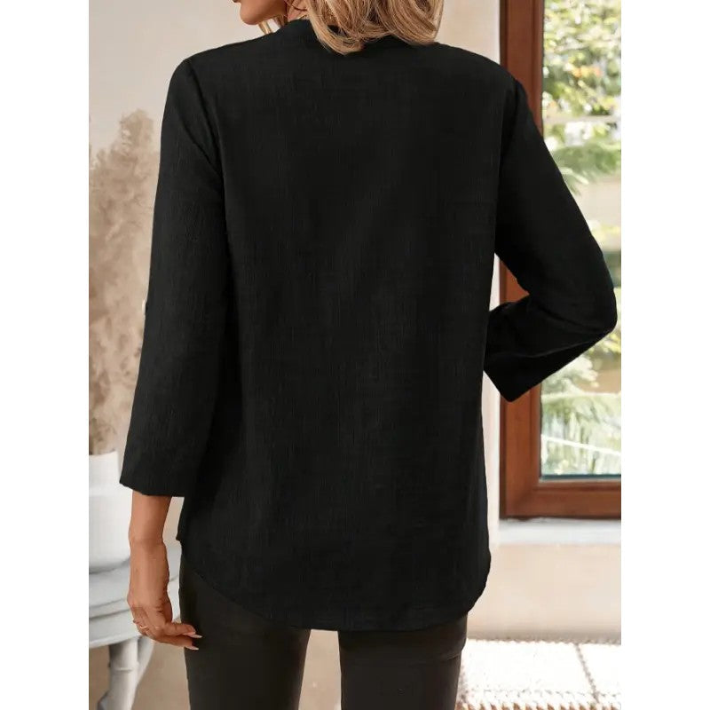 Women's Polyester Woven Pullover Top image 8