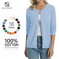 Women's Cotton-Blend Knit Cardigan image 1