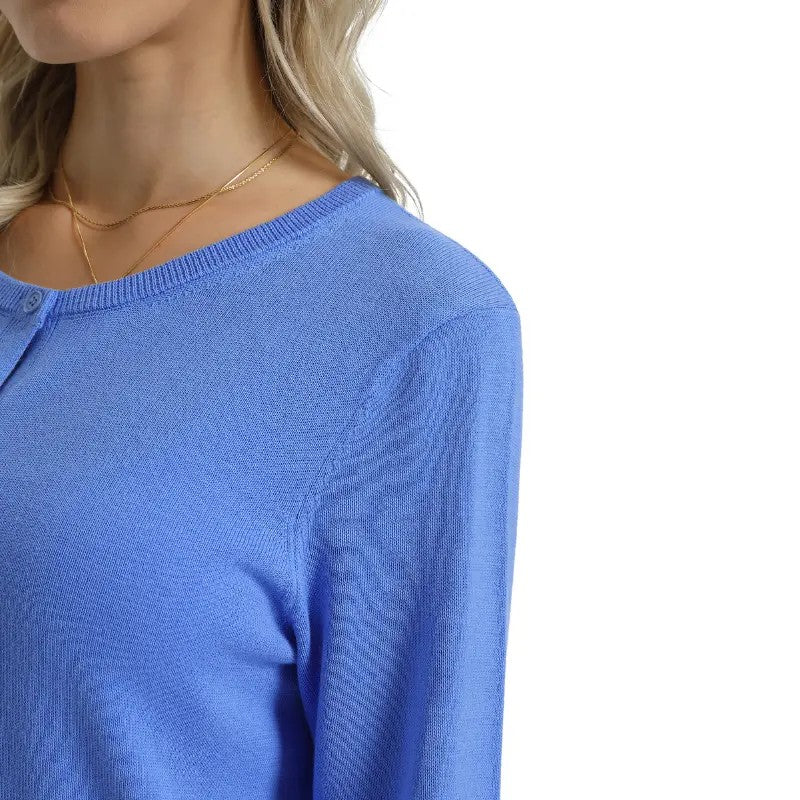 Women's Cotton-Blend Knit Cardigan image 3