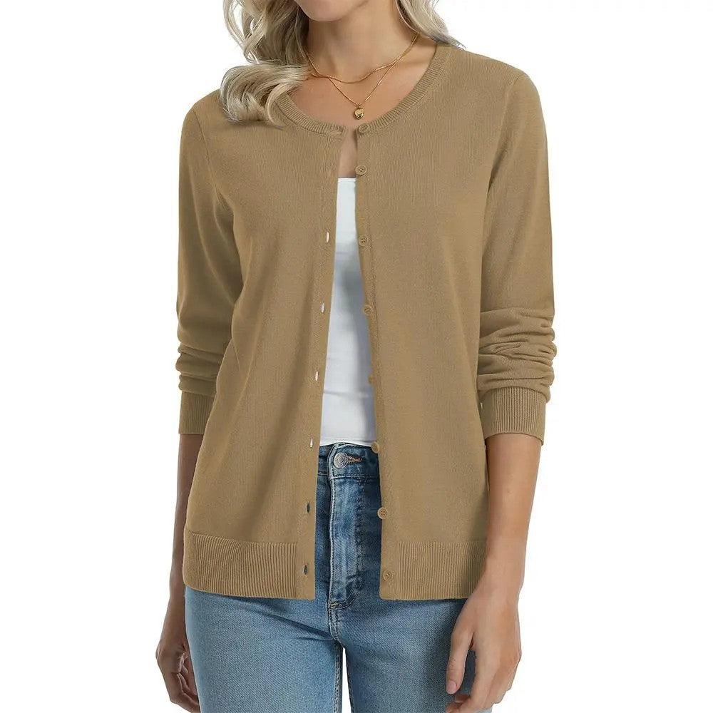 Women's Cotton-Blend Knit Cardigan image 9