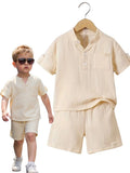 Boys' Polyester-Cotton Woven Set image 1