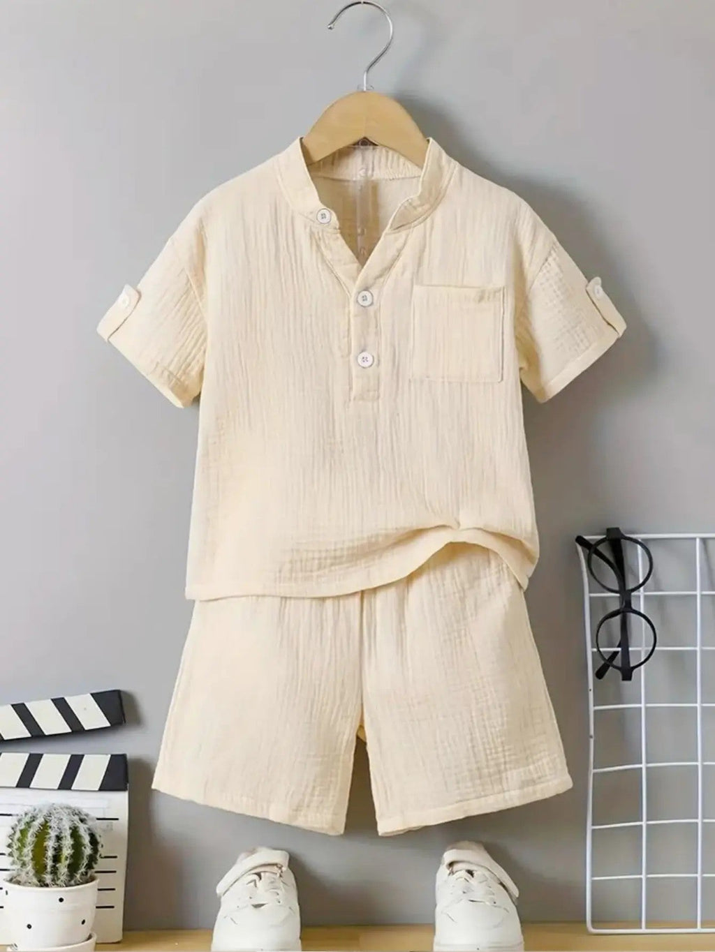 Boys' Polyester-Cotton Woven Set image 2
