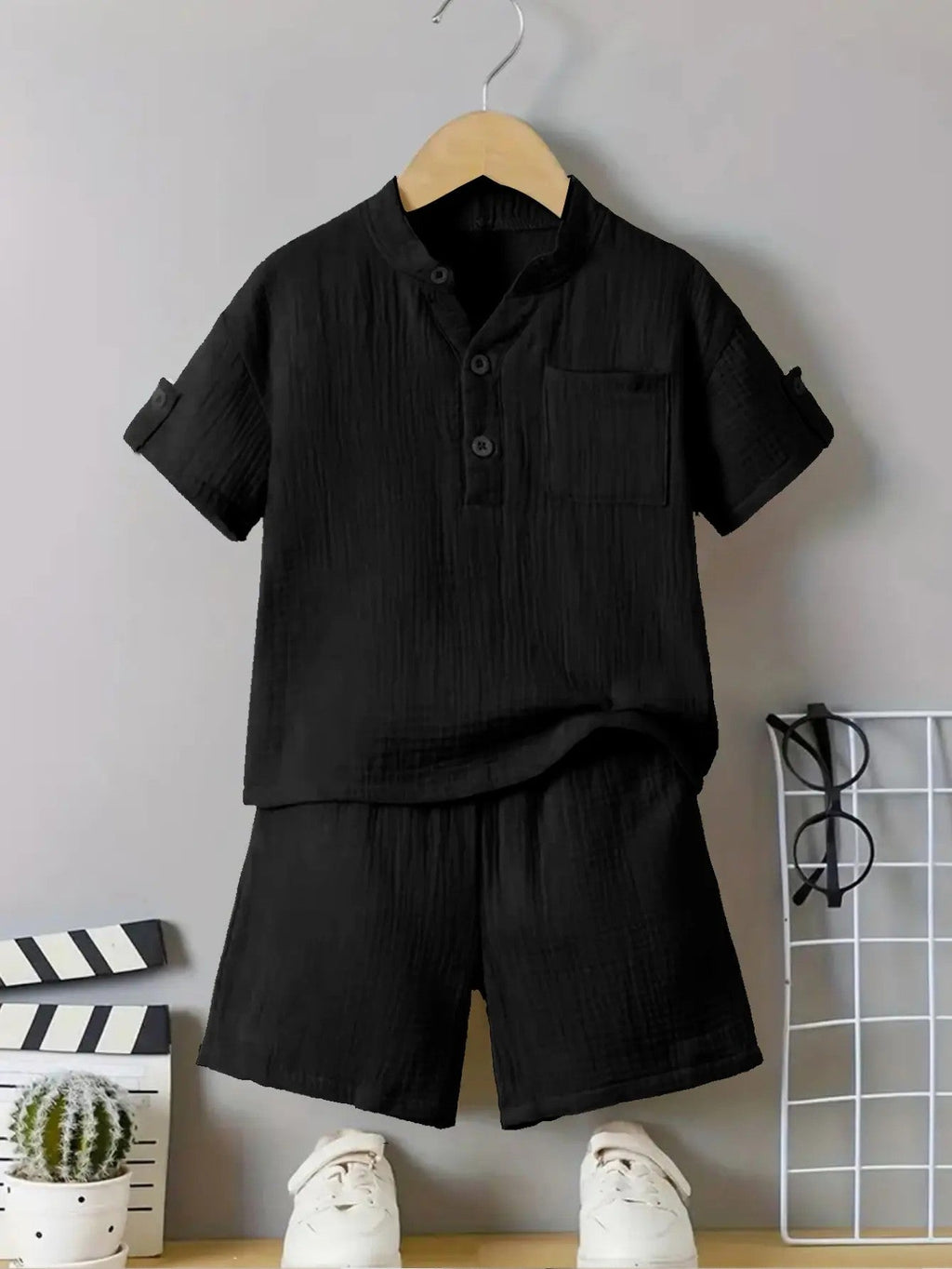 Boys' Polyester-Cotton Woven Set image 4