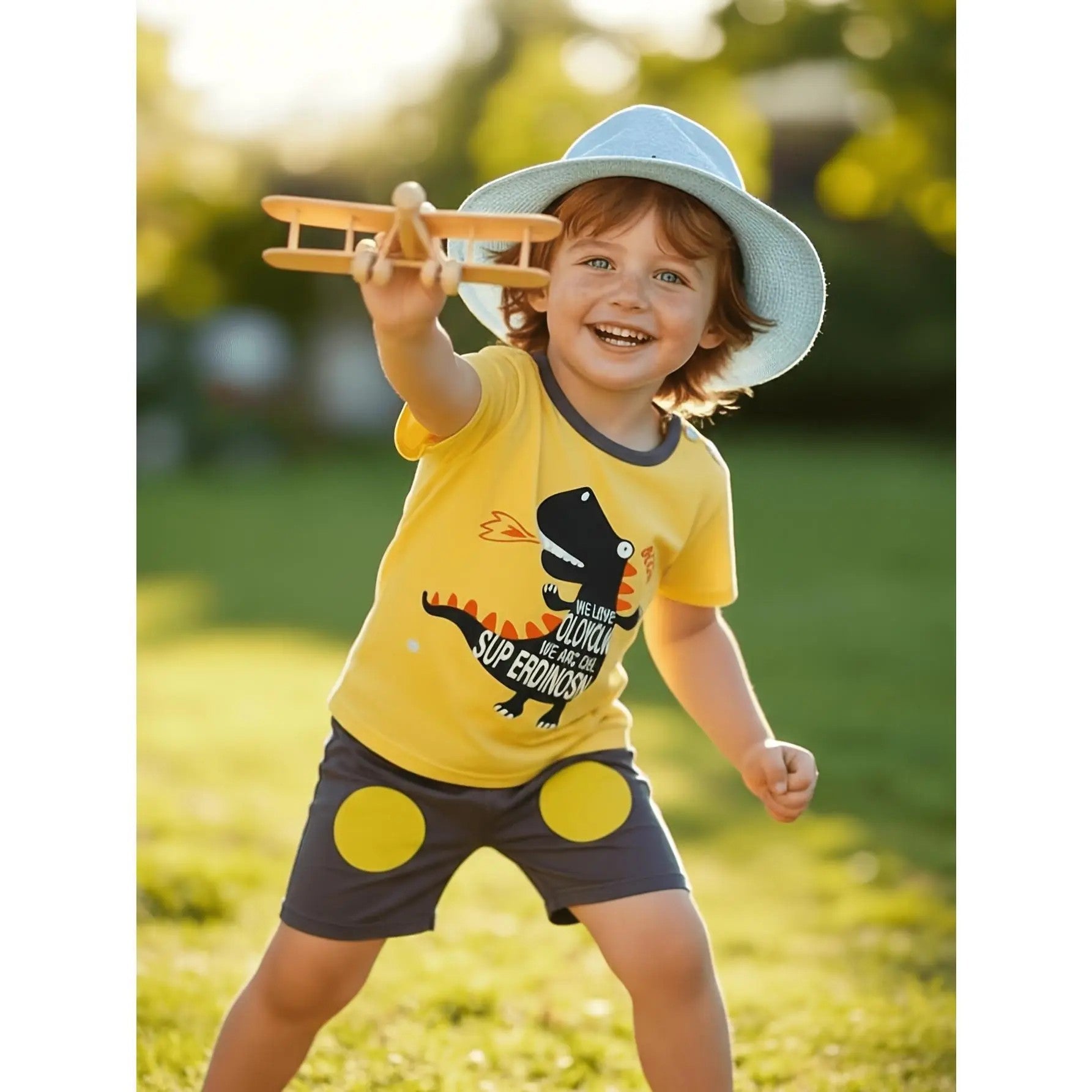 Boys' 100% Cotton Knit Outfit Set image 4