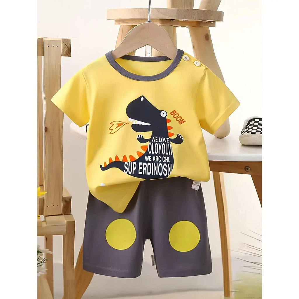 Boys' 100% Cotton Knit Outfit Set image 6