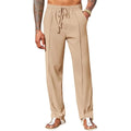 Men's Cotton-Blend Classic Woven Trousers image 1