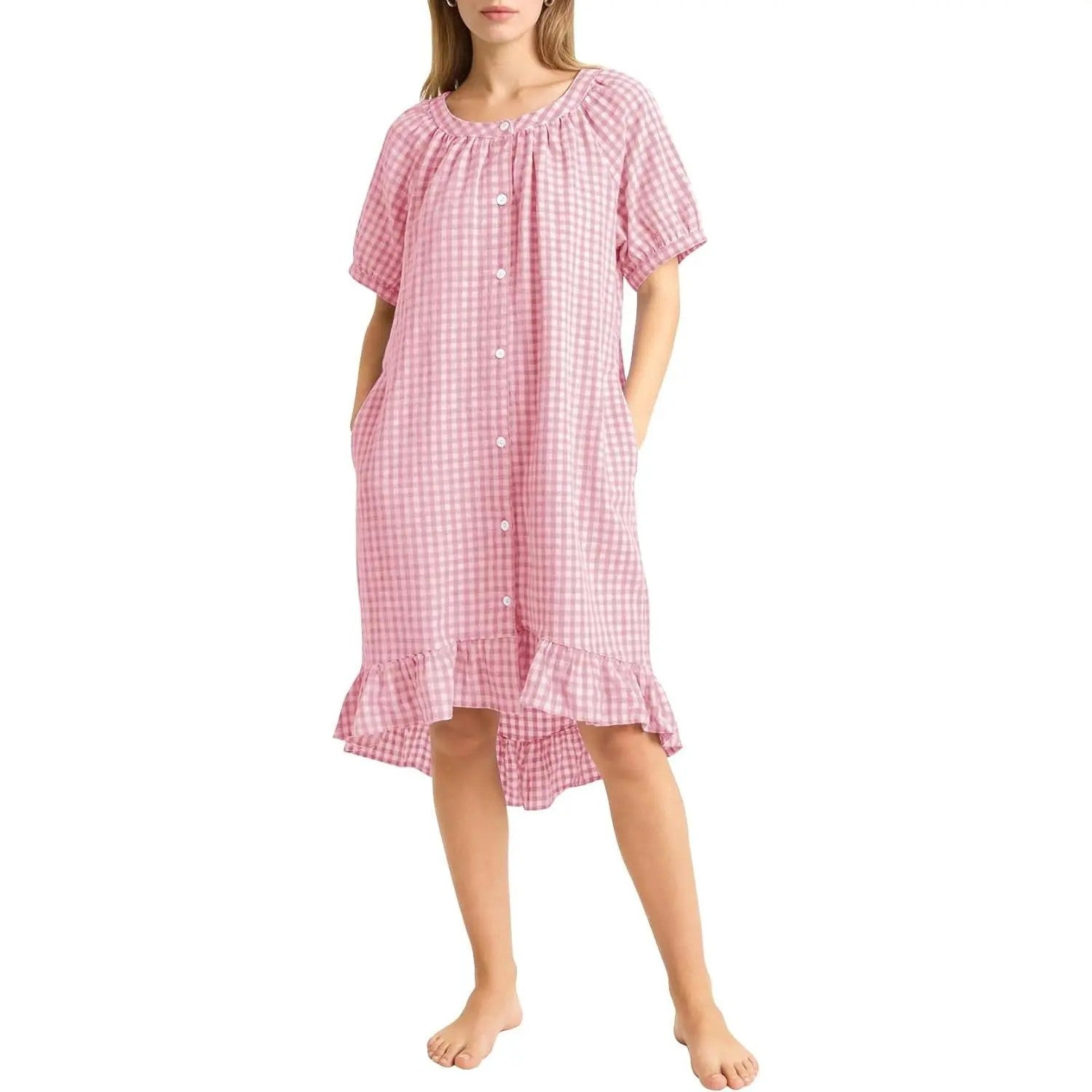 Women's 100% Cotton Knit Nightdress image 7