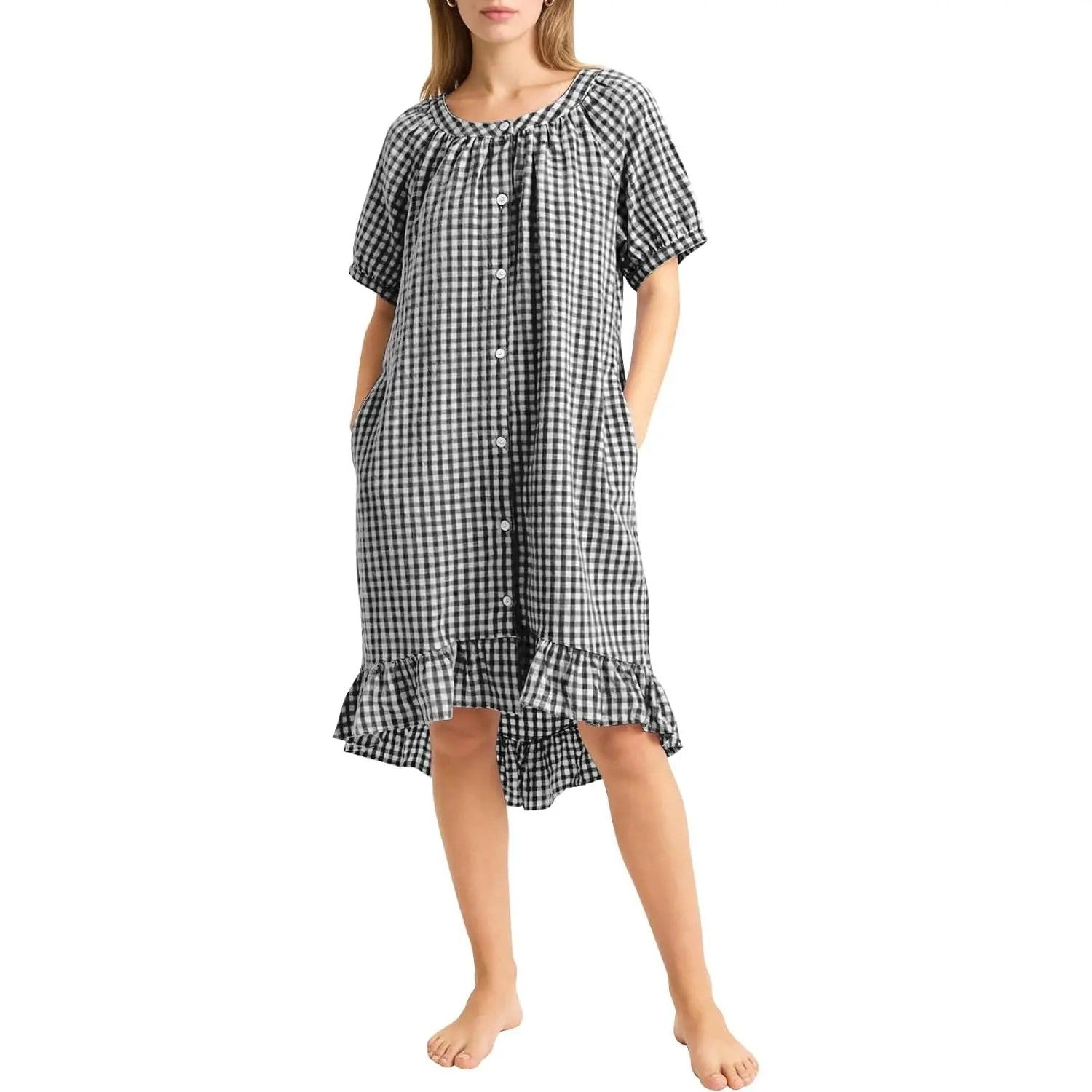 Women's 100% Cotton Knit Nightdress image 9