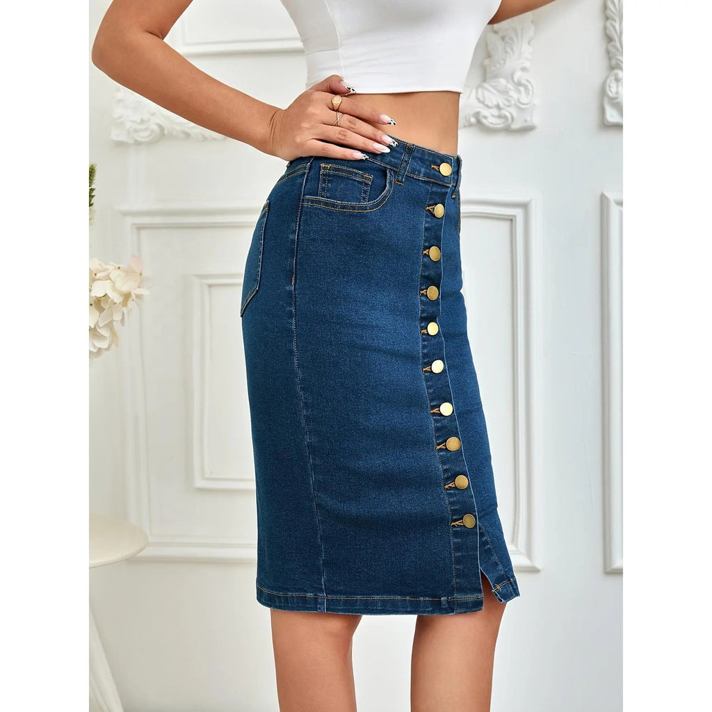 Women's Stretch Cotton Woven Skirt image 2