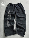 Men's 100% Cotton Knit Long Pants image 1