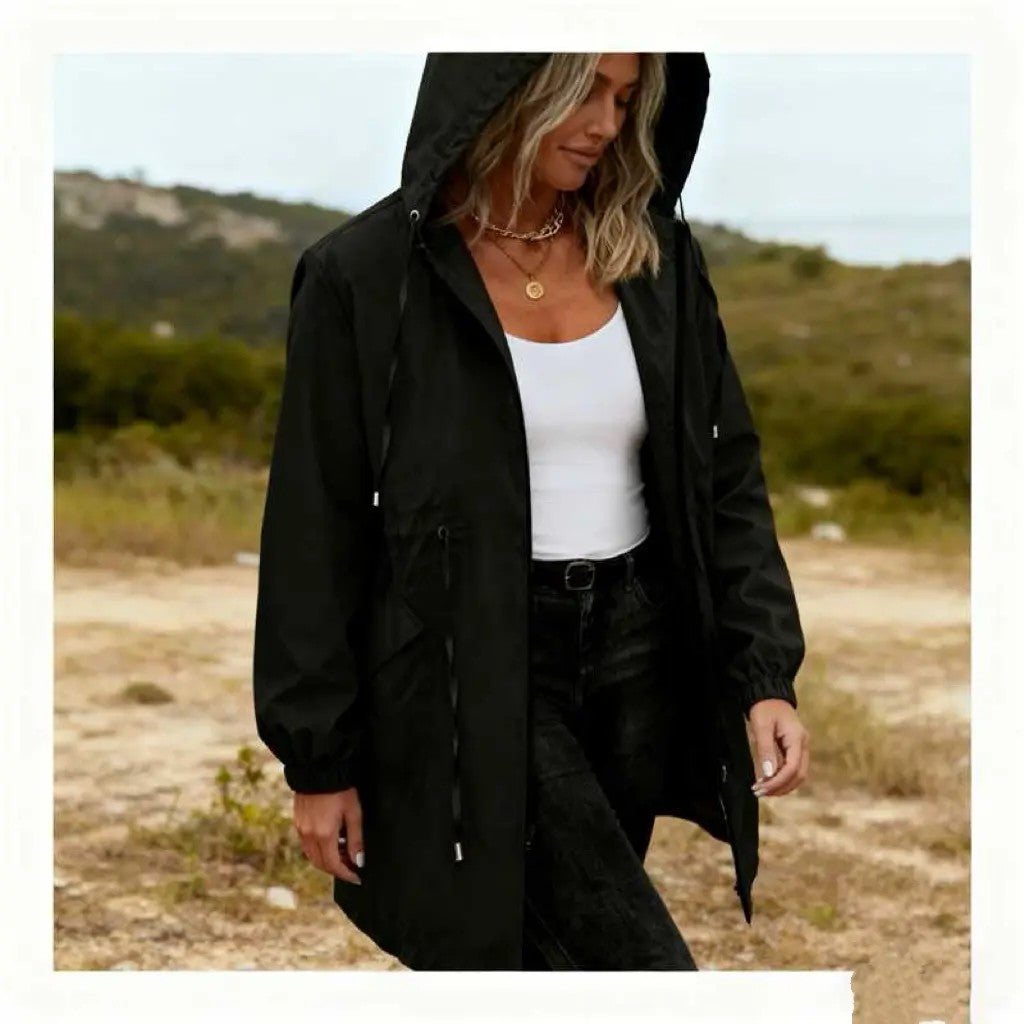 Women's Lightweight Synthetic Woven Coat image 3
