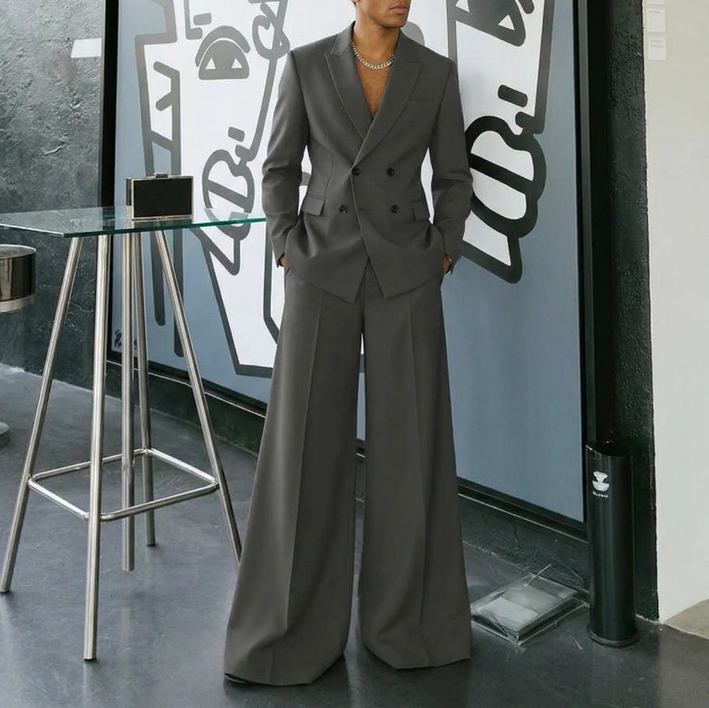 Men's Synthetic Woven Suit Set image 2