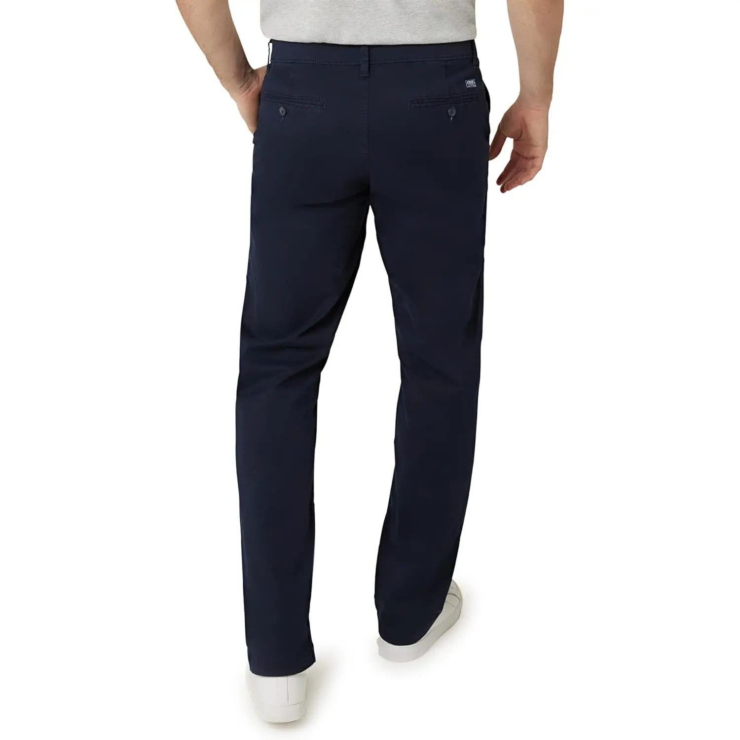 Men's Cotton-Blend Straight Woven Trousers image 2