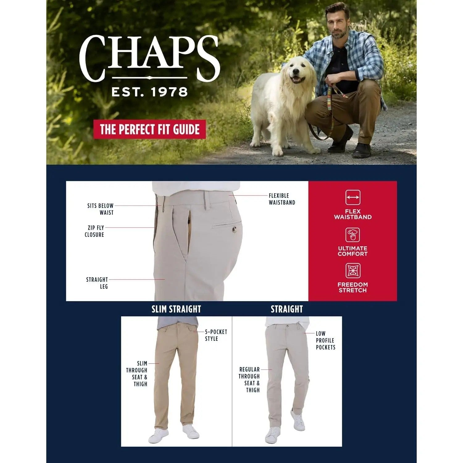 Men's Cotton-Blend Straight Woven Trousers image 3