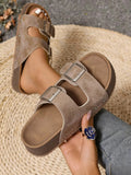 Women's PU Rubber-Sole Slippers image 1