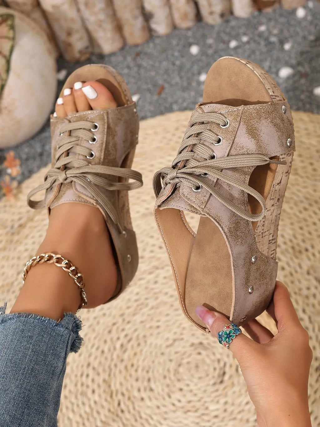 Women's PU Casual Sandals image 2