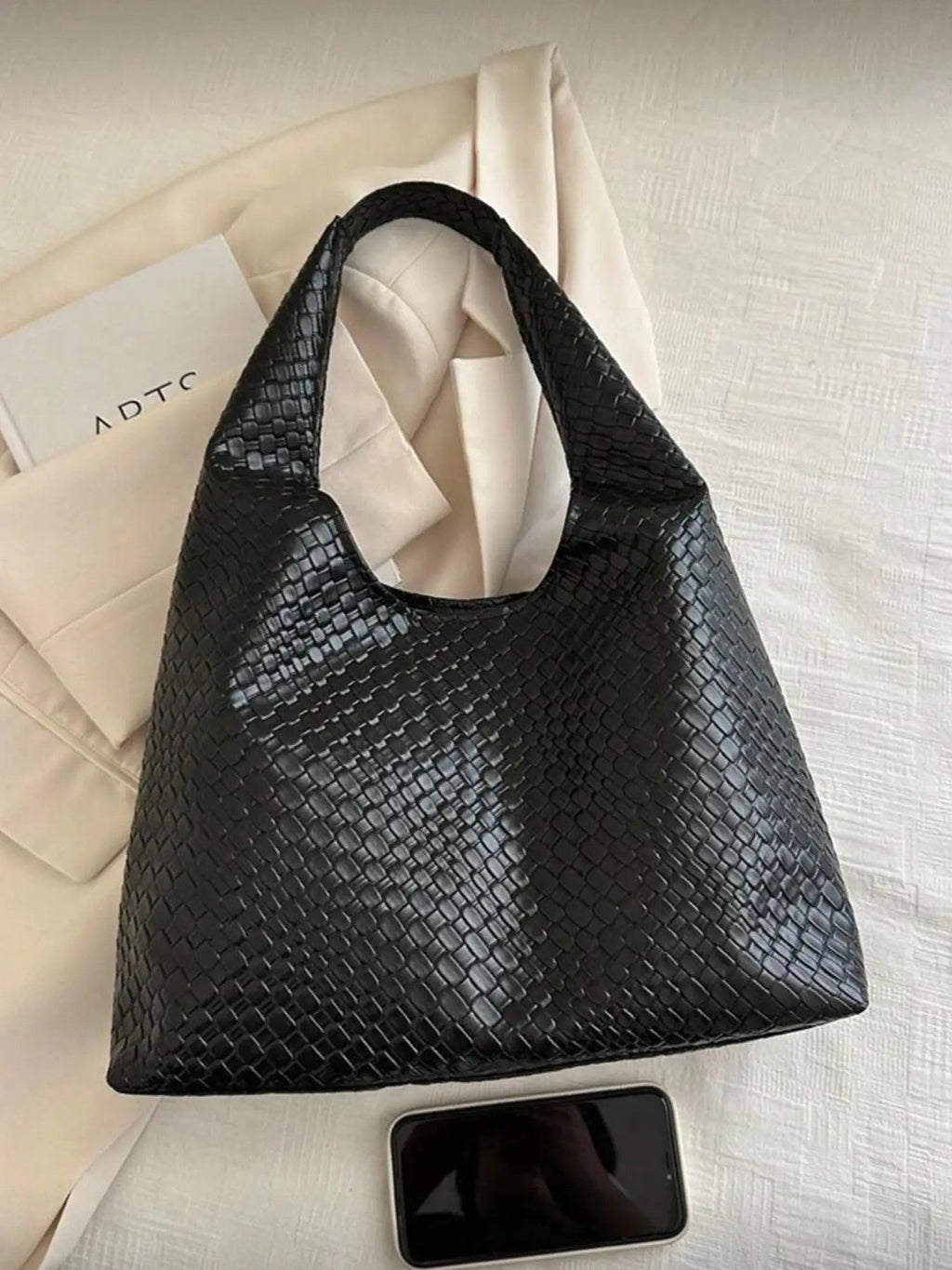 Women's PU Structured Handbag image 5