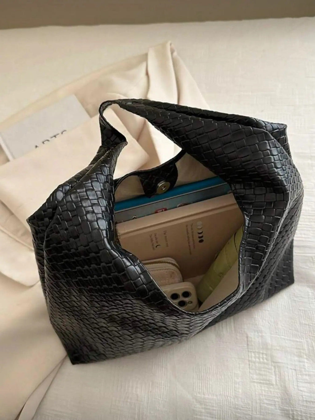 Women's PU Structured Handbag image 6