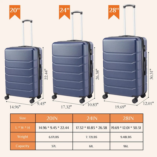 ABS-PC Hard Shell Travel Luggage image 2