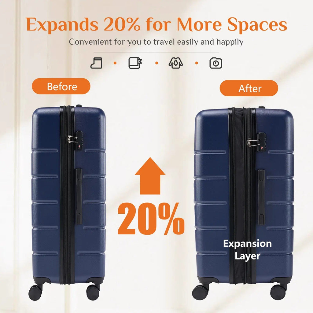 ABS-PC Hard Shell Travel Luggage image 3