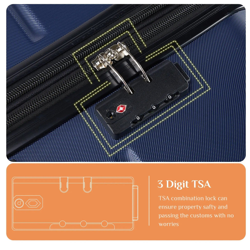 ABS-PC Hard Shell Travel Luggage image 4