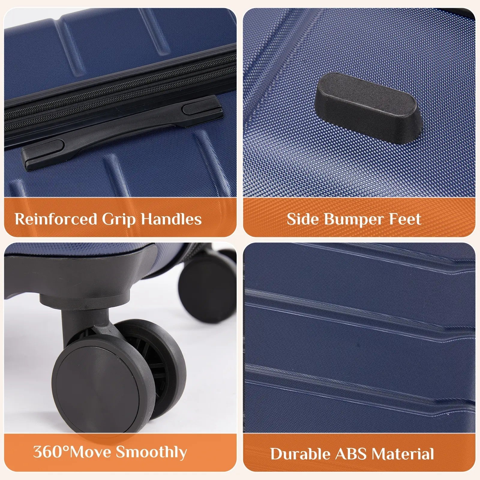 ABS-PC Hard Shell Travel Luggage image 7