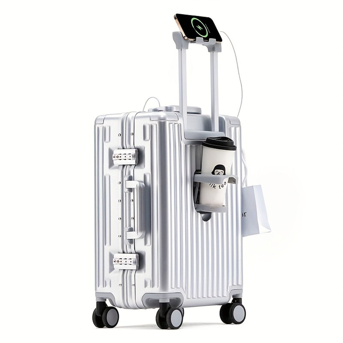 20 inch trolley case aluminum frame box image 4