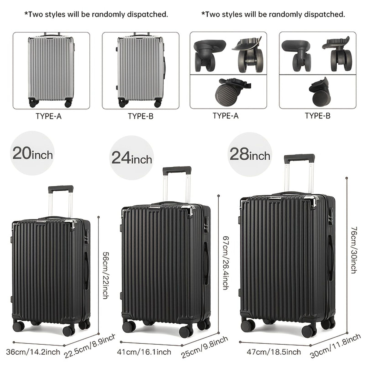 20 inch suitcase phone holder cup holder lightweight luggage image 7
