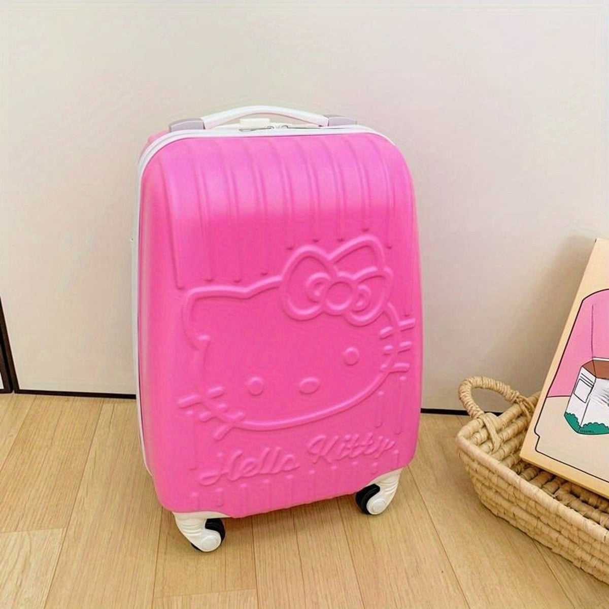 portable suitcase cute hard shell luggage image 4