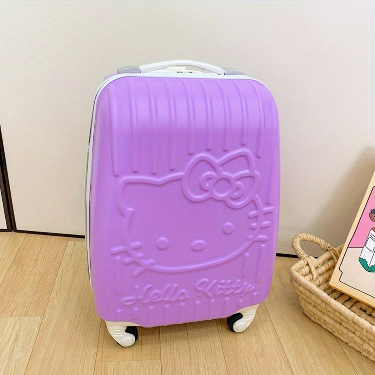 portable suitcase cute hard shell luggage image 5