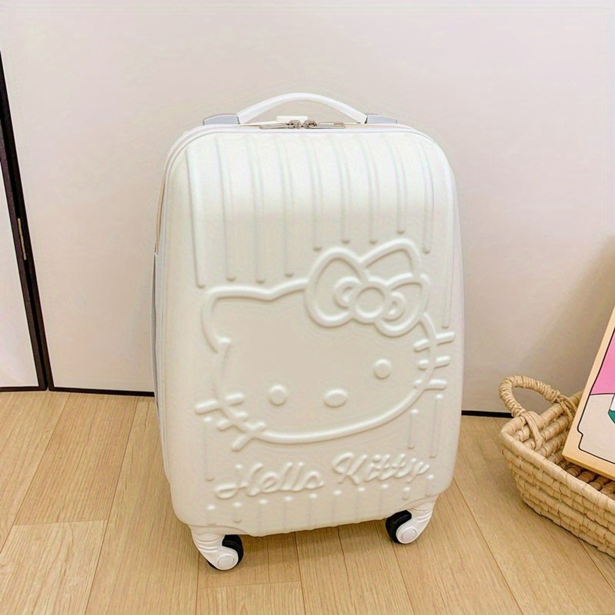 portable suitcase cute hard shell luggage image 2