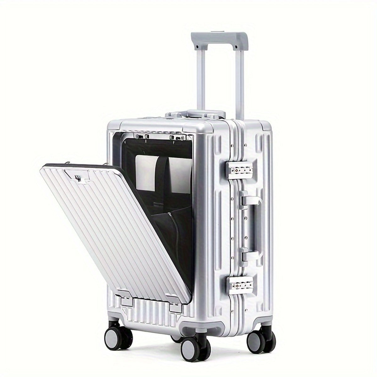20 inch trolley case aluminum frame box image 2