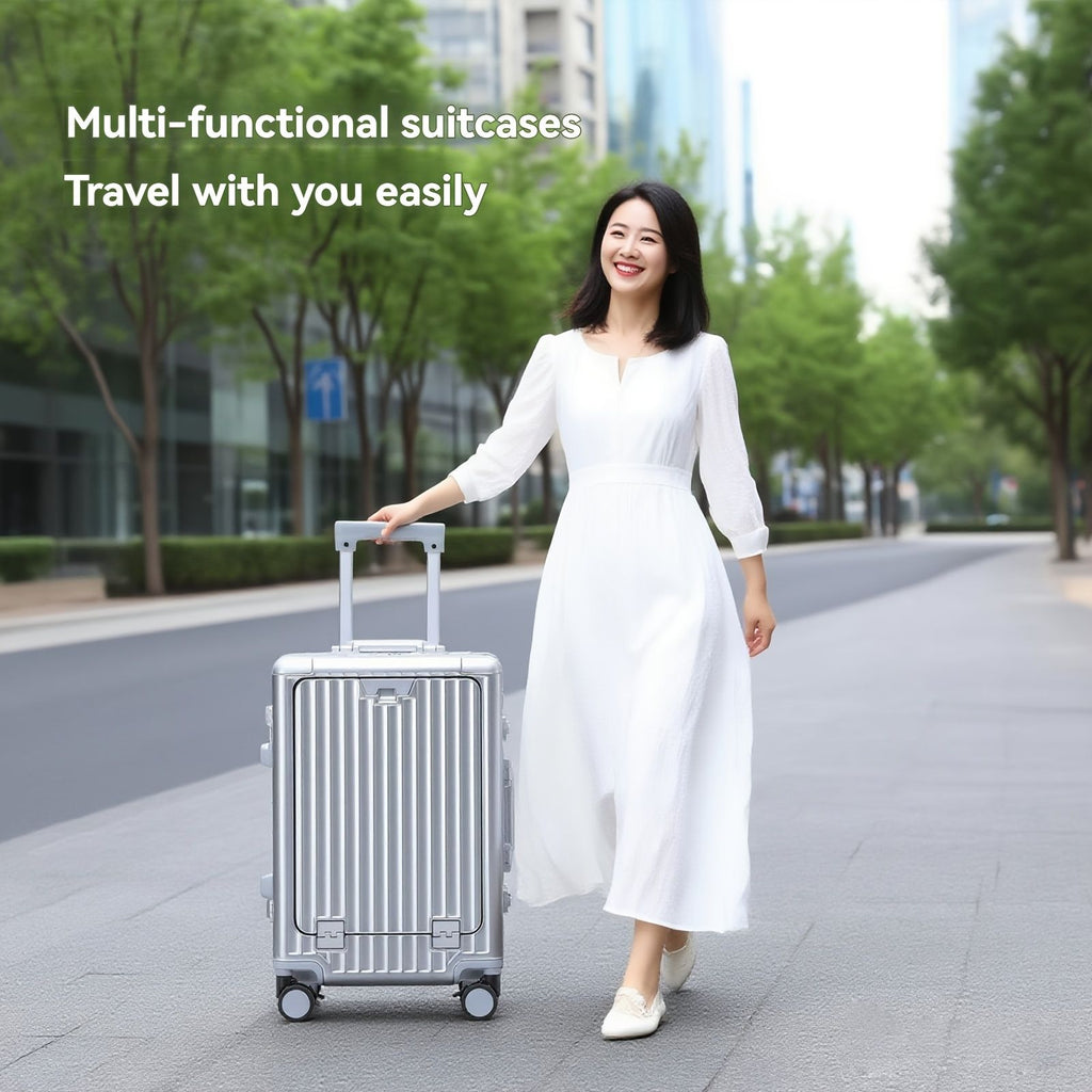 20 inch trolley case aluminum frame box image 9